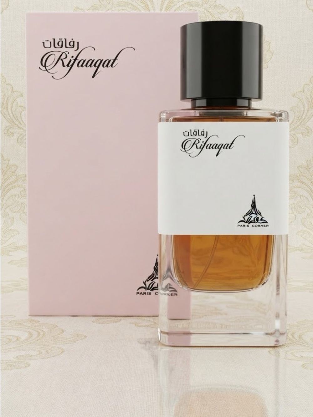 Rifaaqat by Paris Corner. Unisex spicy warm woody vanilla. Eau de P.